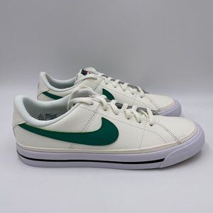 Nike Court Legacy White / Green Womens Shoes